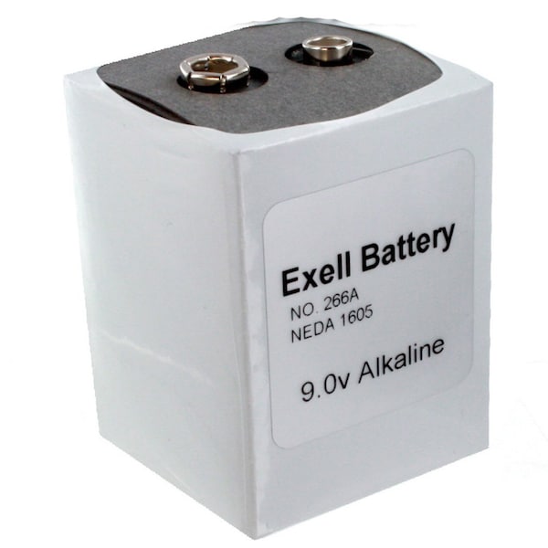 Exell Battery Alkaline Battery, 266 9 1 PK 266 - main